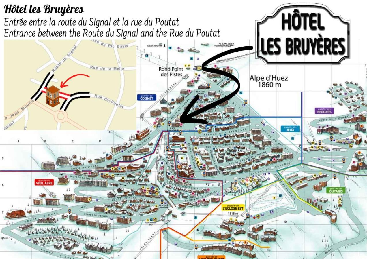 Hotel Les Bruyeres Альп-д'Юэз Экстерьер фото